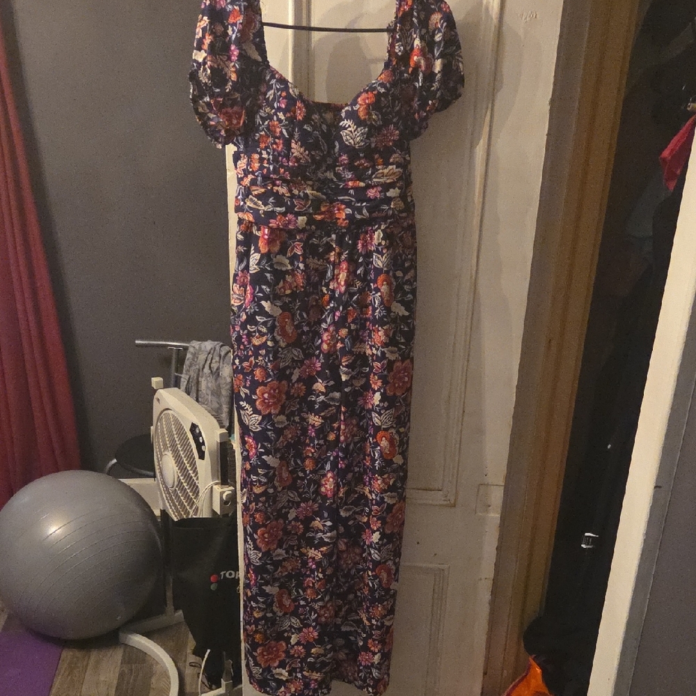 Floral Maxi Dress - Multicolor